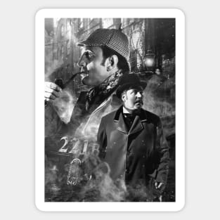 Sherlock Holmes - Basil Rathbone Sticker